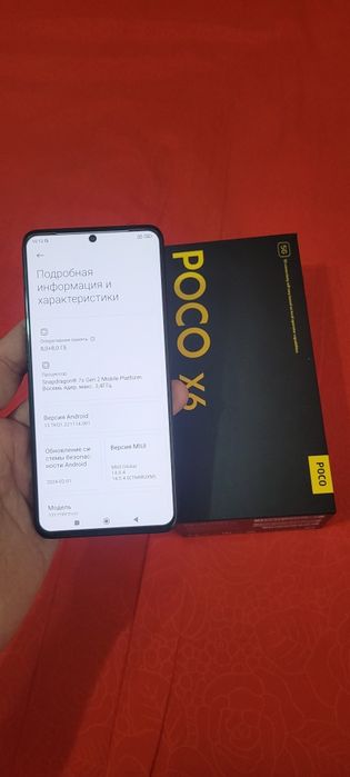 Xiaomi Poco X6 5G 16/256GB Black 2025 Igravoy Original Karobka yaxshi