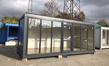Container birou containere vitrina santier paza vestiar fast-food