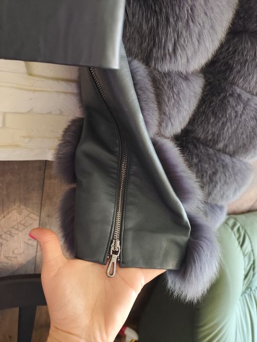 Естествена кожа и естествен косъм мЛ палто  550лв