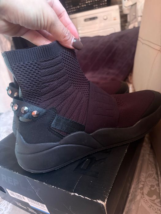 Оригинални обувки чорап Replay