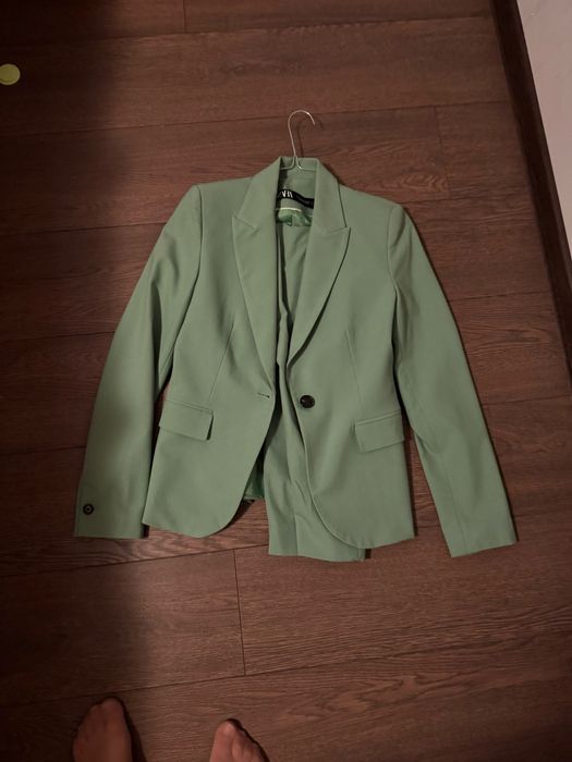 Костюм Zara зелен