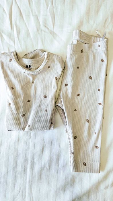 Лот зимни бебешки дрешки HM, Zara, Mark&Spencer, 2-6 месеца