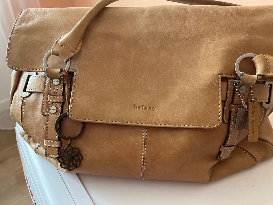 Чанта от естествена кожа