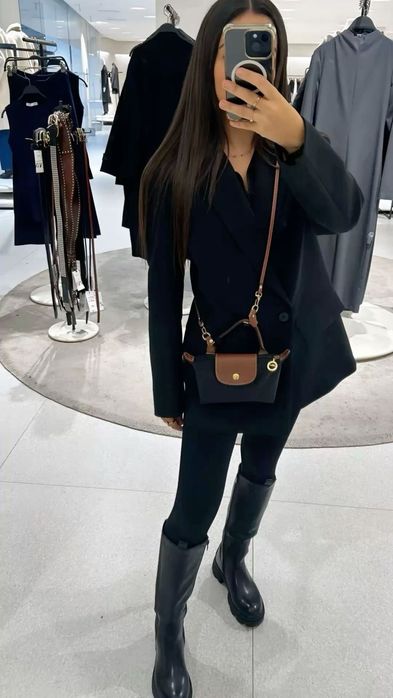 Оригинална мини чанта Longchamp Le Pliage