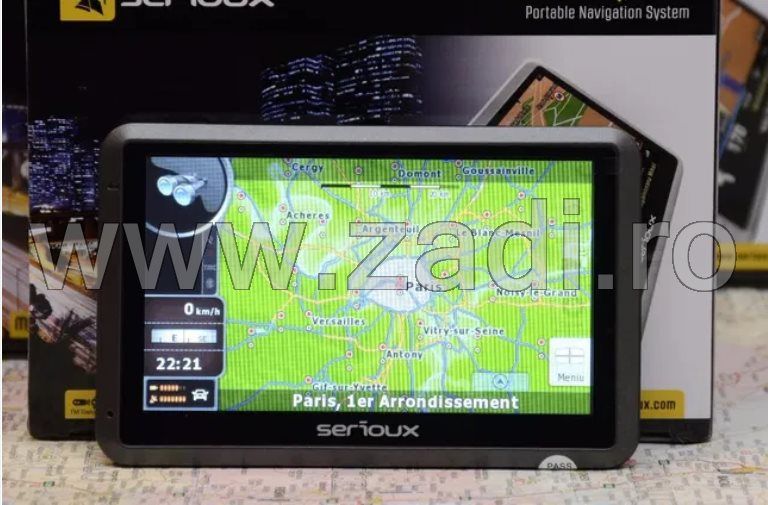 Gps auto sau camion, serioux 4.3" - garantie 3 ani-cu soft si harti