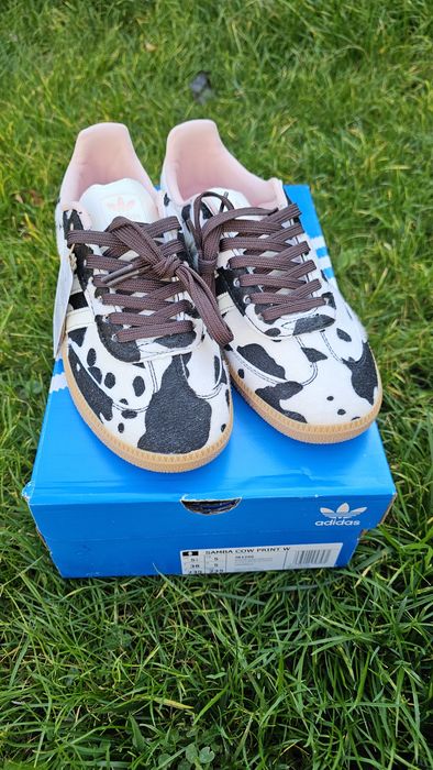 Adidas samba cow print size 38