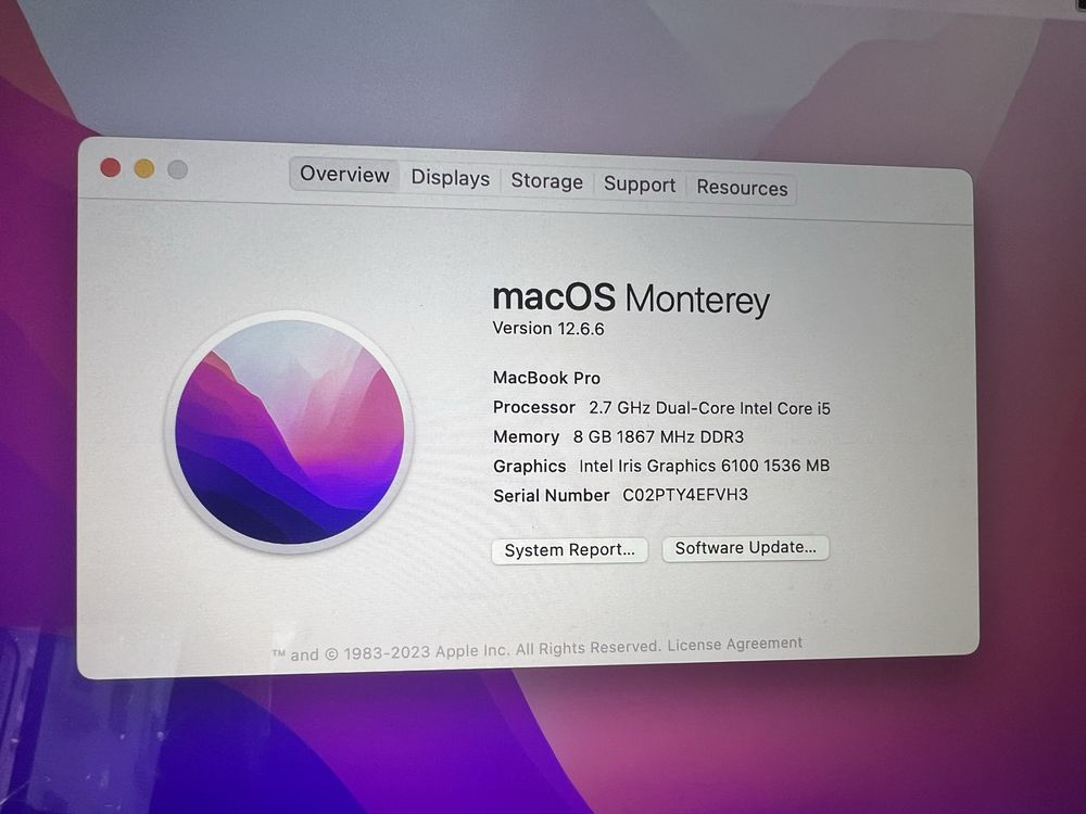 Apple Macbook Book Pro