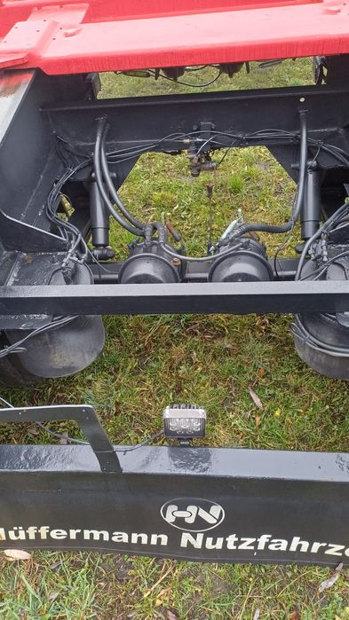 Remorca abrollkipper huffermann