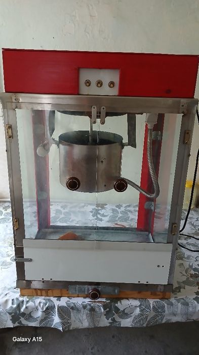 Попкорн апарати куп ишлатилмаган