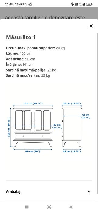 Comodă Lommarp Ikea