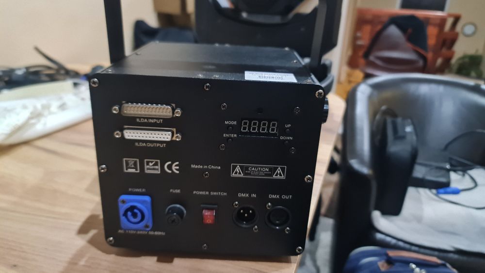 Laser rgb 3 wati,cu dmx si ilda