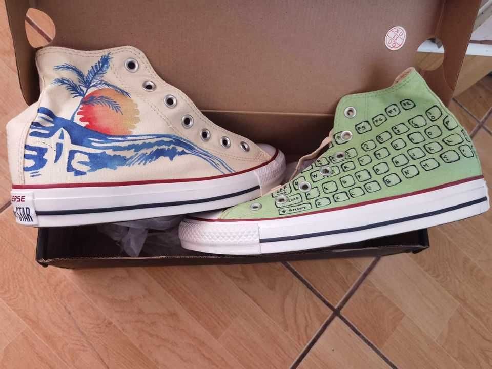 Converse Chuck Taylor All Star Hi M9162C, Tenisi unisex ,Crem