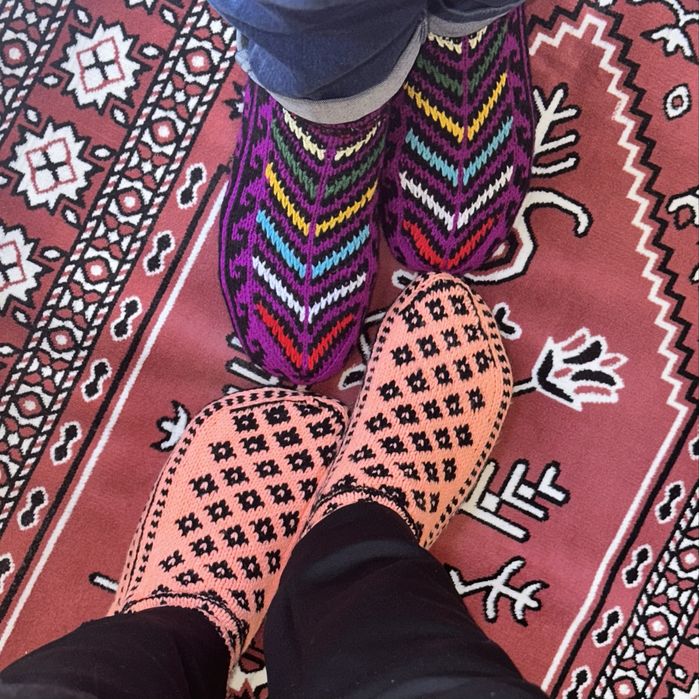 Hand made slippers