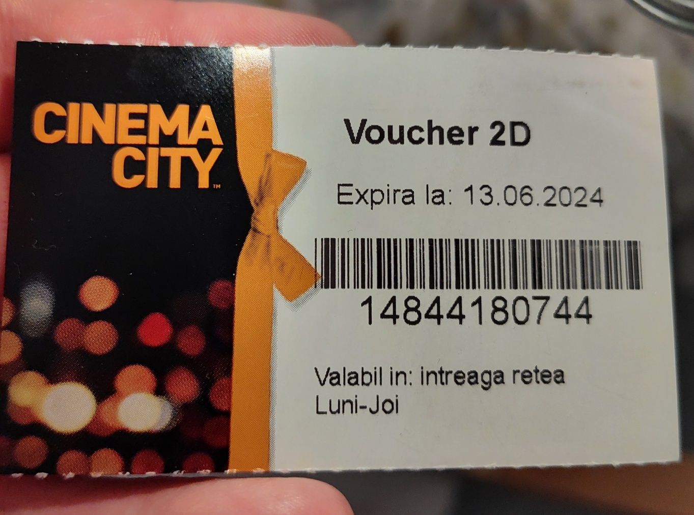 4 x Voucher film 2D Cinema City Iași