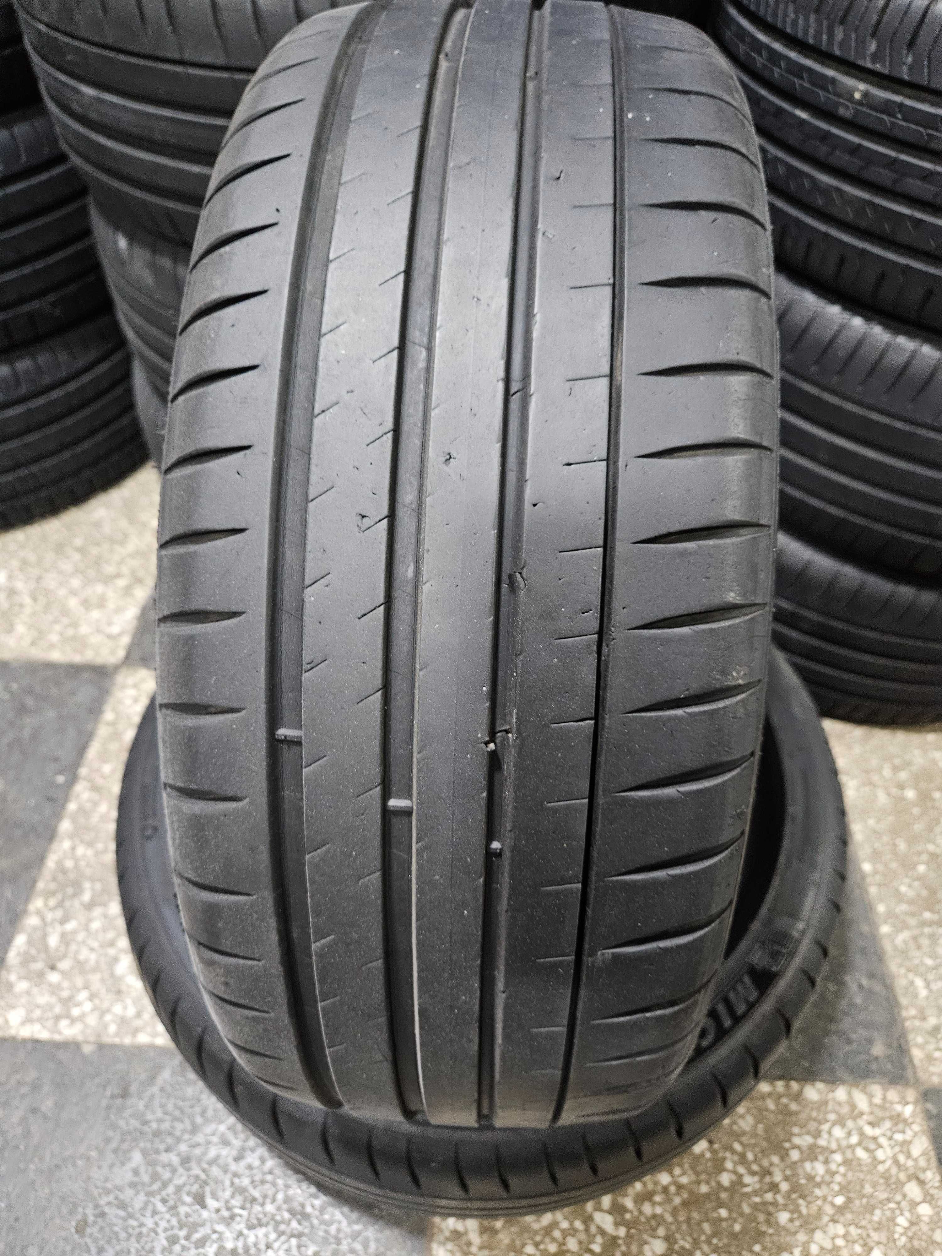 2бр 205/45/17 MICHELIN 6,5мм грайфер дот:22г безплатен монтаж