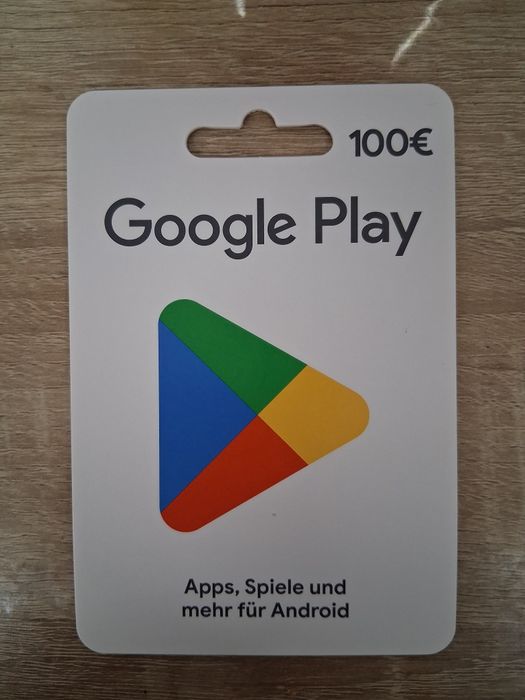 Vând Card Google Play Germania 100€