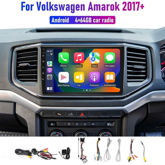 Мултимедия за VW Volkswagen Amarok Двоен дин навигация Android Амарок