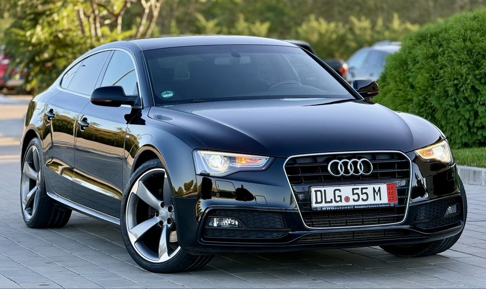 Audi A5, S-Line,2015,2.0 Tdi,150cp,Automat 8+1,Rotor R19,Navi,TOP!