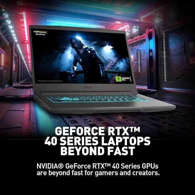 MSI Thin 15 FHD IPS 144Hz i7-13620H DDR4 16GB SSD 512GB RTX 4050 6GB