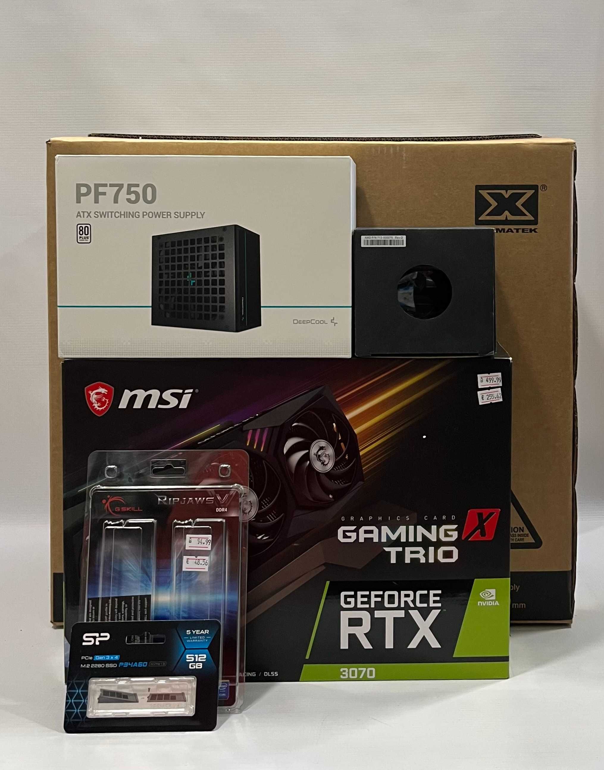 Геймърски компютър AMD Ryzen 5 5600X, RTX 3070 8GB, 16GB ram