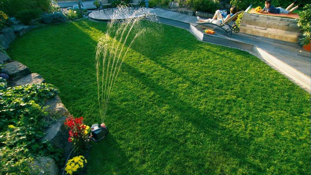 Aspersor Gardena Comfort diverse suprafețe, AquaContour automatic