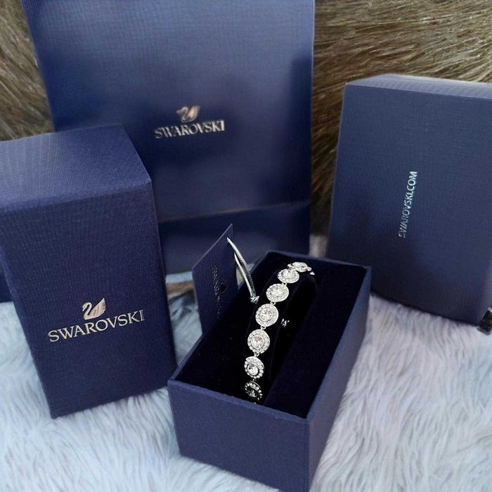 Bratara Swarovski Model Una Angelic Silver