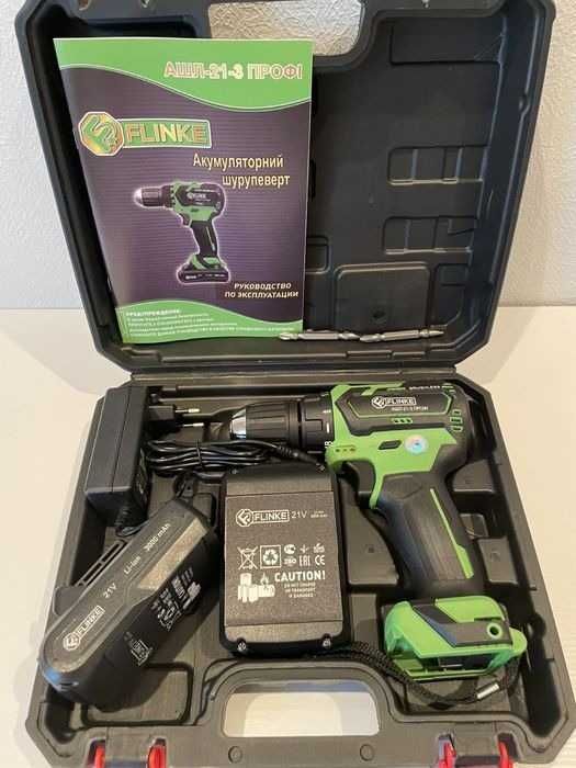 Surubelnita autofiletanta motor fara perii 2 acumulatori FLINKE 21V