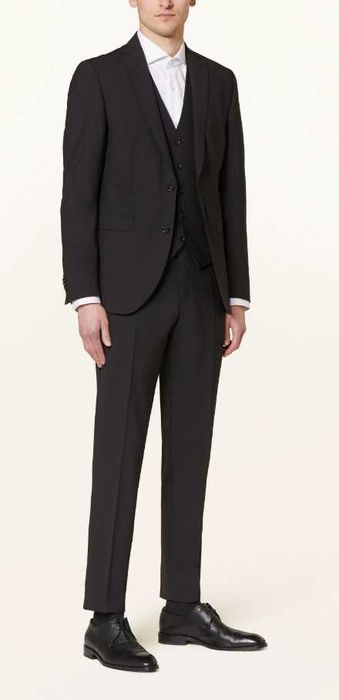 Costum slim Club Of Gents 46 S lana super 100's respirabila albastru