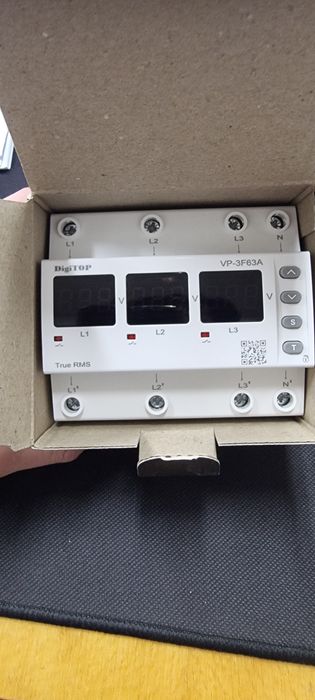 Реле напряжения 3х фазное DIGITOP VP-3F63A