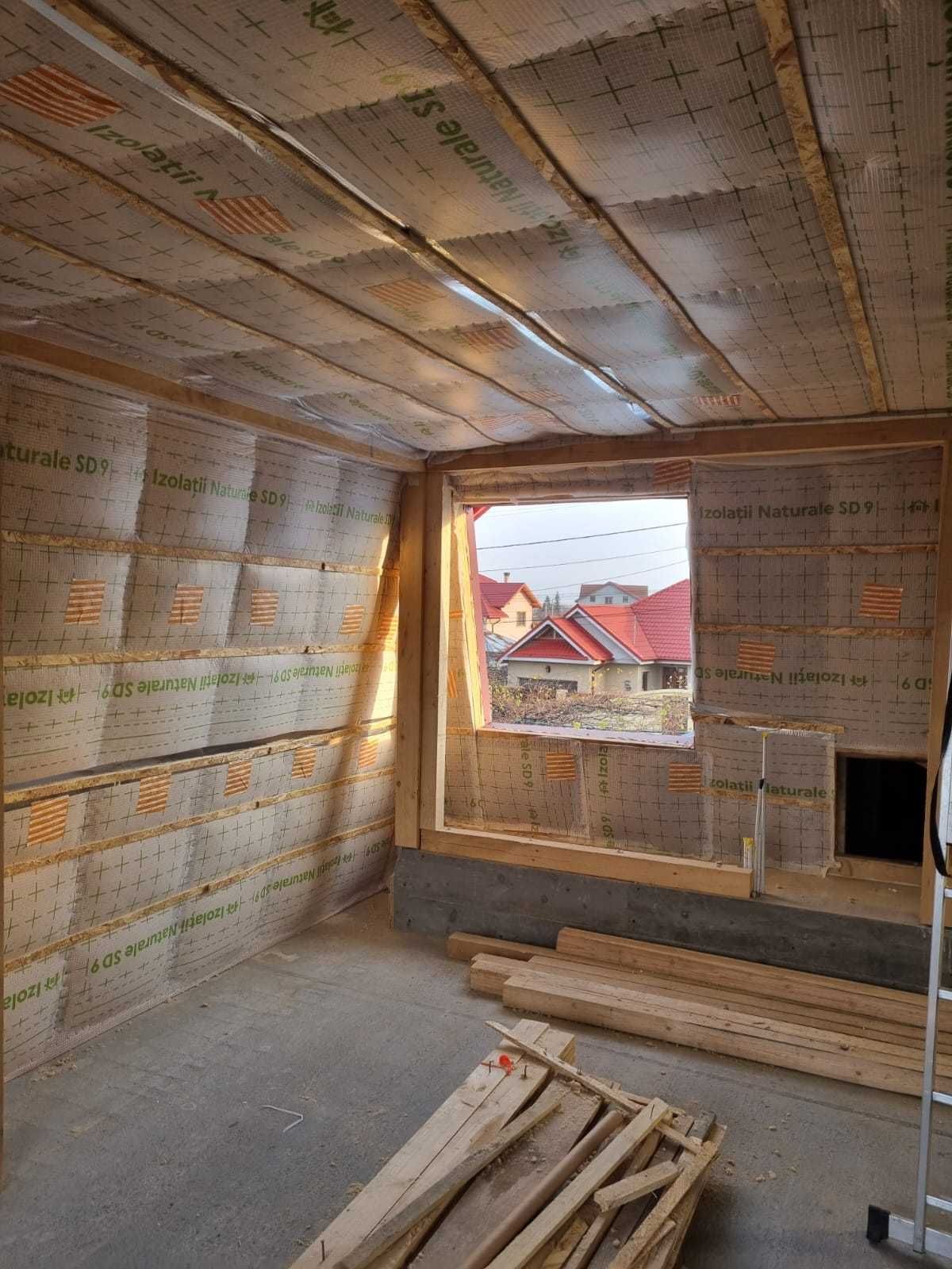 Izolație termică cu lână de lemn pentru tavane