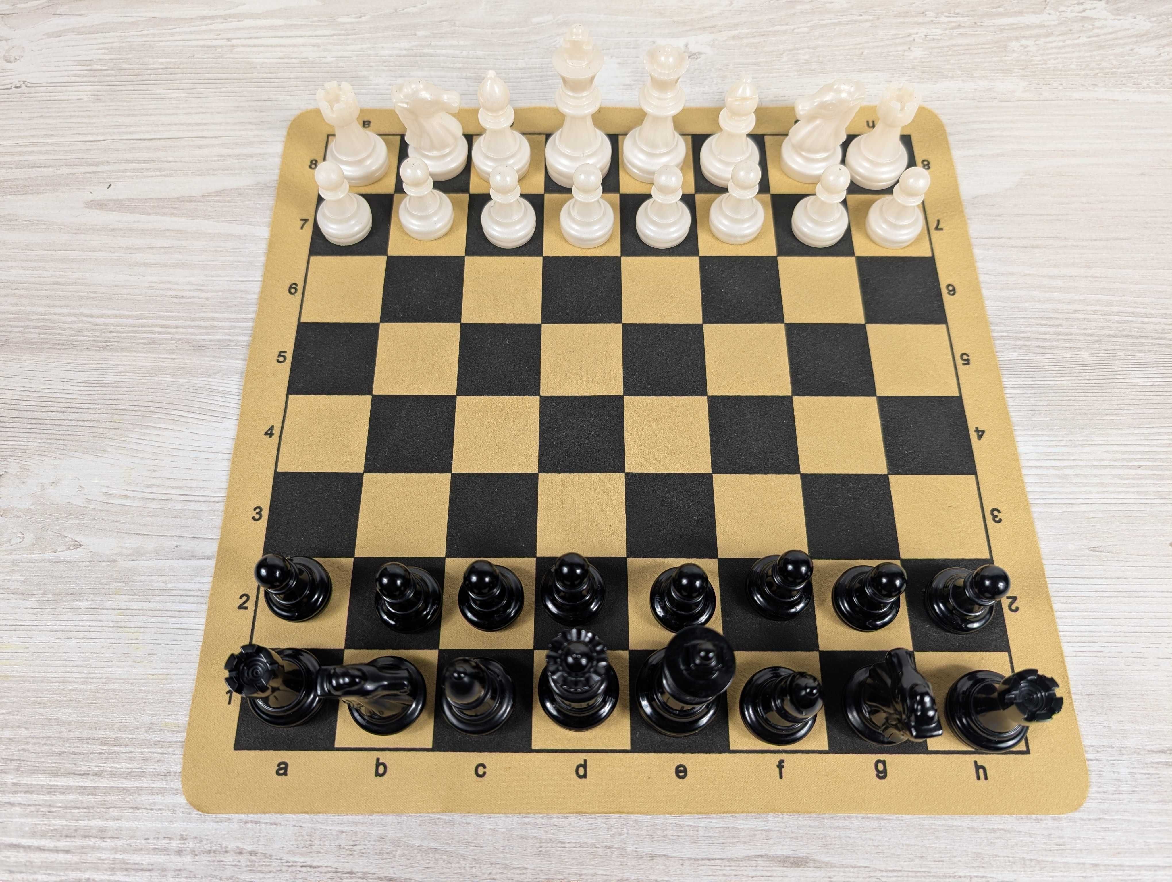 Set Piese de Șah Și Dame din Rășină ALB/NEGRU (Ideal pentru cadou)