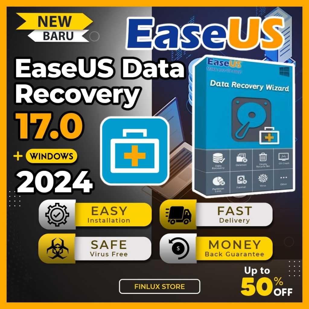 EaseUS Data Recovery Wizard v17.0 Lifetime Latest 2024 For Windows