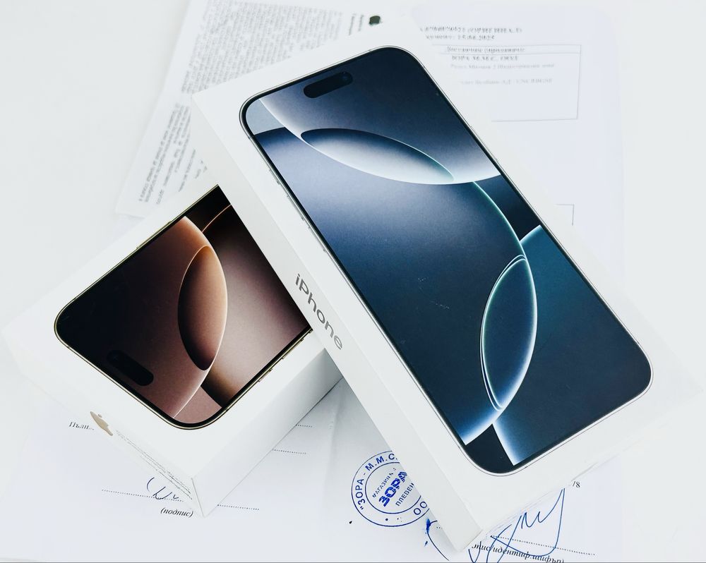 НОВ! iPhone 16 Pro Max 512GB Desert/White/Black/Natural 2г. Гаранция!