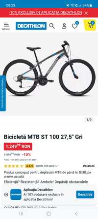 Bicicleta Rockrider ST100