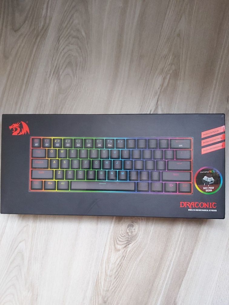 Vand tastatura mecanica Draconic RGB gaming sigilata