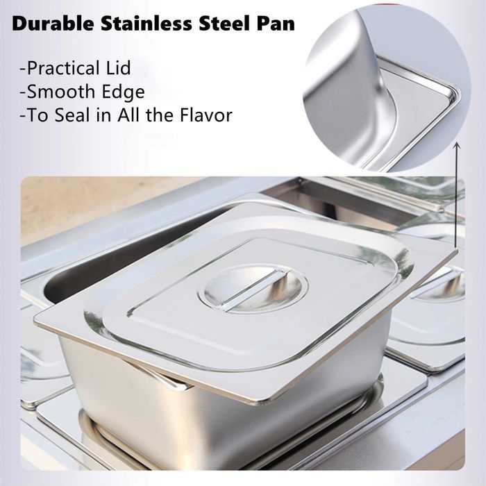 Аппарат для подогрева пищи и соусов на водяной бане хорошего качества.