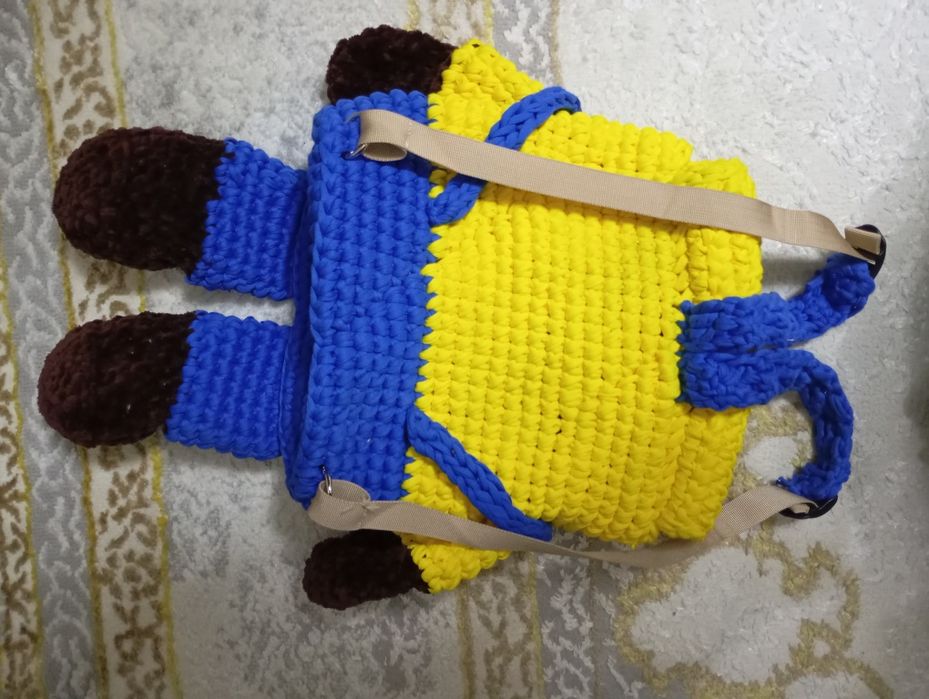 Рюкзак Миньон ручная вязка