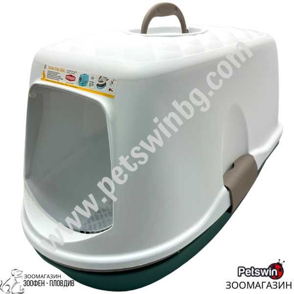 Закрита/Затворена Котешка Тоалетна - със Сито - 58.5см/39.4см/42.7см