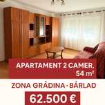 Apartament 2 camere, 54mp – zona Grădina – Bârlad – 62.500 €