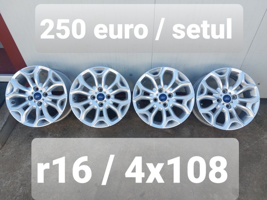 Jante aluminiu r16 / gama FORD / 4x108 / cu senzori de presiune