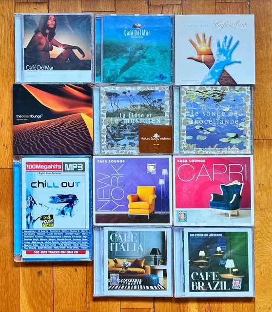 Lot CD orig. chill out & ambient: Cafe Del Mar, Casa & Travel Lounge..