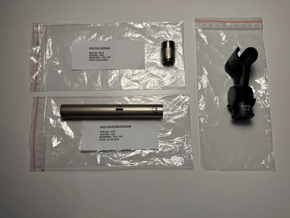 Microfon AKG C 451 EB si capsula omnidirectionala CK2