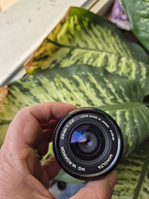 Obiectiv Minolta md w rokkor 28mm f2,8