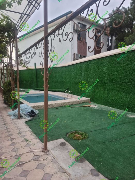 Yashil zabor | Green Wall | Dekorativ sun’iy  setka (3 yil kafolat)