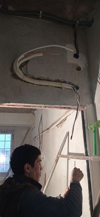 Установка кондиционеров.kandisaner O'rnatish