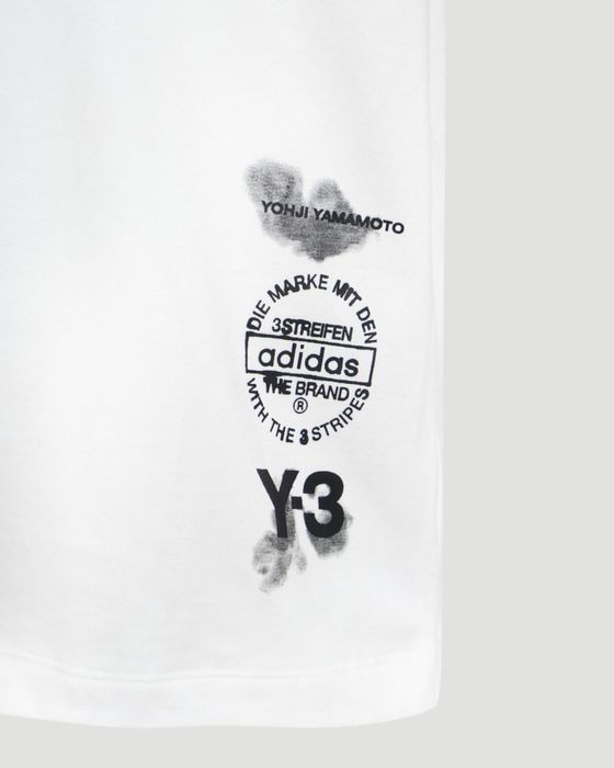 Тениска y-3 бял цвят