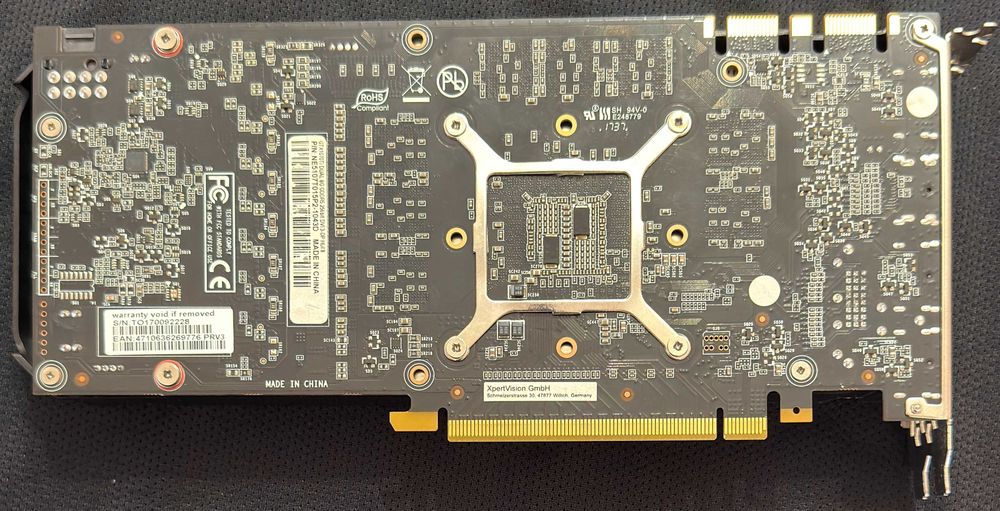 Видео карта GPU Palit GeForce GTX 1070 Ti Dual 8GB GDDR5 DP/DVI/HDMI