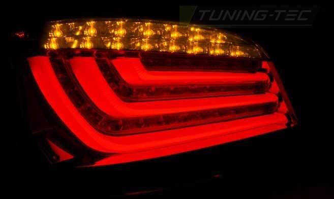 LED стопове BMW E60 5 червени бели хром Лед  Lightbar БМВ Е60 03-07'