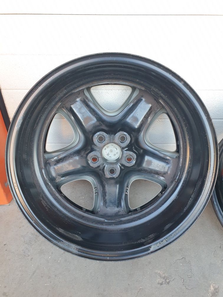 Оригинални железни джанти с тасове за ОПЕЛ OPEL R17 5x105 ET42 7J