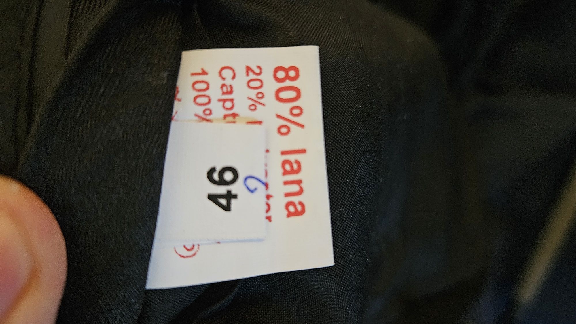 Set Costum bărbați lână 46